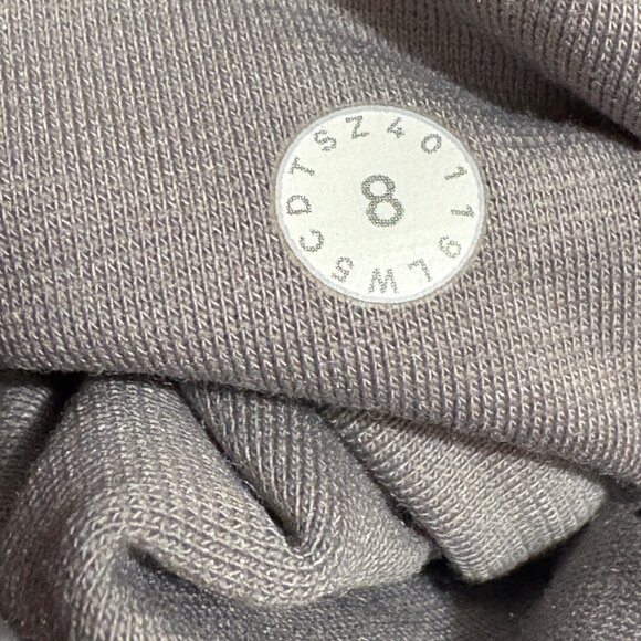 Like New Lululemon Train Times 7/8 Pant 25" Leggings White Cast Luxe Size 8 - Picture 9 of 10